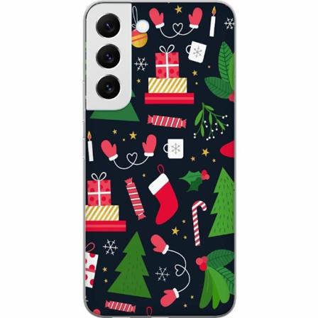 Samsung Galaxy S22+ 5g Genomskinligt Skal Christmas