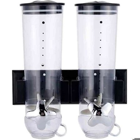 Lufttette oppbevaringsbeholdere for frokostblandinger, tørrvarer, hjemmelagde snacks, melonfrø, nøtter, godteri, dispenser -