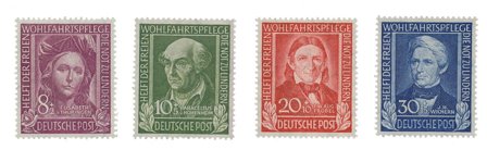 Tyskland 1949 - MICHEL 117-120 - Postfrisk