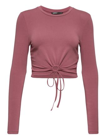 Onllive Love Ls Front Detail Top Cs Nn Purple ONLY