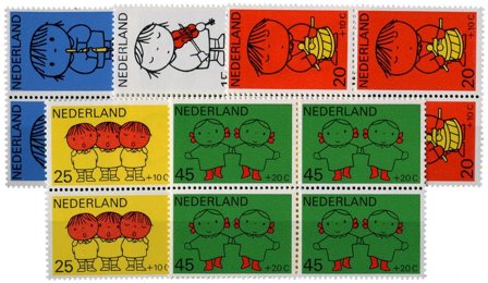 Holland 1969 - NVPH 932-936 - 4-blokke - Postfrisk