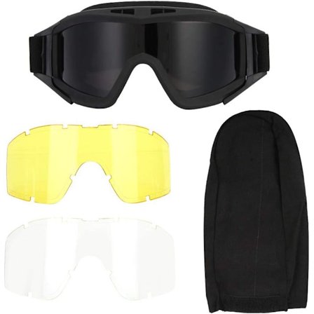 Taktiske Briller Anti-dugg Anti-dugg Briller med 3 Beskyttende