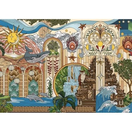 1500-bitars pussel The Garden of Dreams, från 14 år, Premiumkvalitetspussel, Artist Collection, 12001612, Nathan