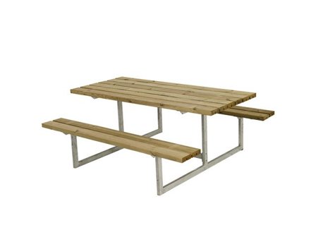 Bänkset Basic tryckimpregnerad - Lyreco - Kontorsmöbler och inredning - Utemöbler - Bänkar