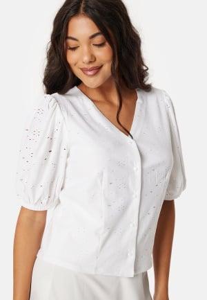 Object Collectors Item Objjulia S/S Top Bright White S Bright White Topper & T-shirts Dam