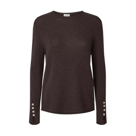 O'tay, Round-neck Knitwear Bruin, Dames, Maat:XL,wol