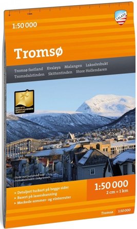 Calazo Turkart Tromsø 1:50 000