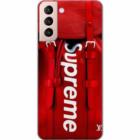 Samsung Galaxy S21 Genomskinligt Skal Backpack Supreme - Lv