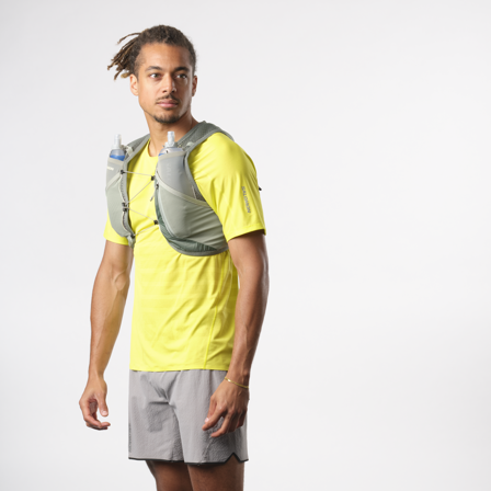 Salomon - Laufrucksäcke Act Skin 4 No Flasks - Laurel Wreath / Lily Pad