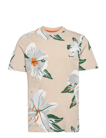 Onsklop Reg Ss Floral Tee T-shirts Short-sleeved Monivärinen/Kuvioitu ONLY & SONS