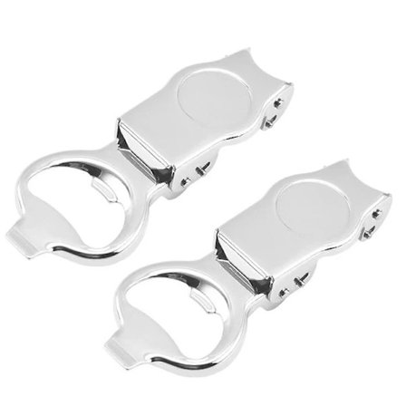 Small Folding Bottle Opener with Sealed Cap, Portable Bottle Opener for Home, Bar and Restaurant 2pcs