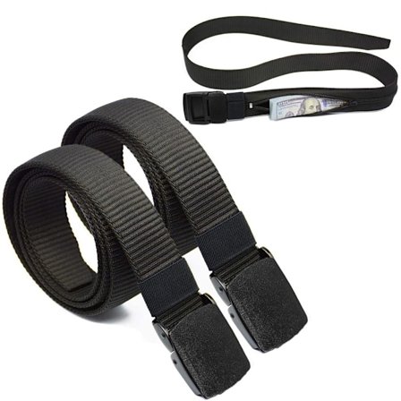 Bälte med dold ficka, 2-pack