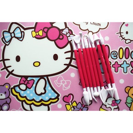 Kids Clay Skulpturværktøj Fimo Polymer Clay Tool 8-delt sæt Gi