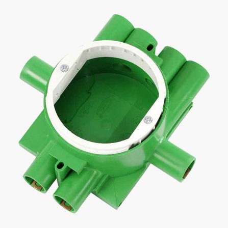 Junction Box for Single Plasterboard 8 Pipe Connections - Biltema