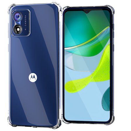 Motorola Moto E13 Transparent Skal - Skydd med Extra Kant