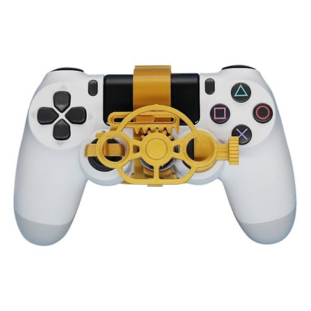 Gaming Racing Wheel Mini Styringshjul Spillkontroller for Sony PlayStation PS4 3D-Printede Tilbehør