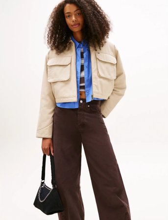 Tommy Hilfiger Tjw Cool Denim Shoulder Bag - Black - ONE SIZE