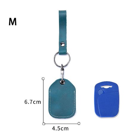 Lädernyckelhållare Kolädernyckelring NAVY M M