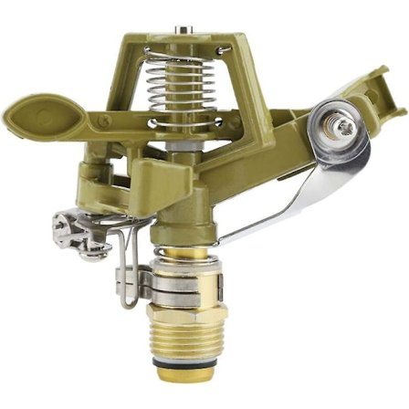 Heavy duty sprinklerhoved med dyser, messing slagsprinkler, sprinklere til have-, græs- og græsvanding.