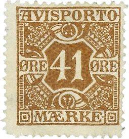 Danmark 1914-1915 - Avisportomærke AFA 19 - Ubrugt