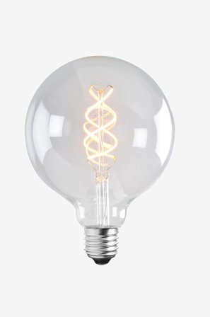 Globen Lighting - Lyspære LED Soft Filament Dimbar Klar 125 mm - Lyspærer & glødepærer - Fra Homeroom