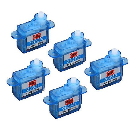 5 st Pes -s37a 3,7 g Mini för RC-plan Helikopter Båt Bil