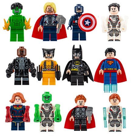 40 Stykker Avengers Minifigur Byggeklodser Legetøj Actionfigur Sæt Velegnet til Børn Fan Fødselsdagsgaver