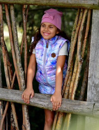 mikk-line Nylon Puffer 2 In 1 Jacket - Purple - 152