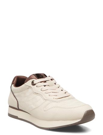 Women Lace-Up Lave Sneakers Brun Tamaris*Betinget Tilbud
