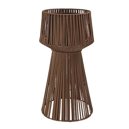 Rebplantekasse, 35x35x75cm Metal, Lysebrun