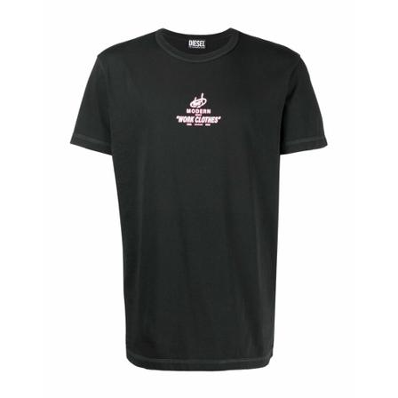 Diesel, T-shirt Czarny, Mężczyzna, Rozmiar: M