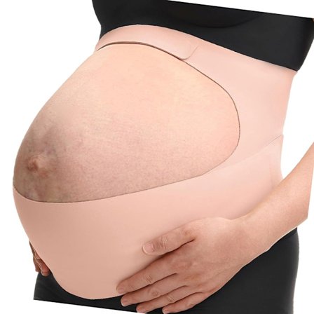 Justerbare støttebånd for gravidmage, pustende nettingstoffbelte for graviditetskomfort