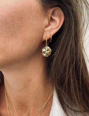 Bud to rose Kaia Hoop Gold - Gold - ONE SIZE