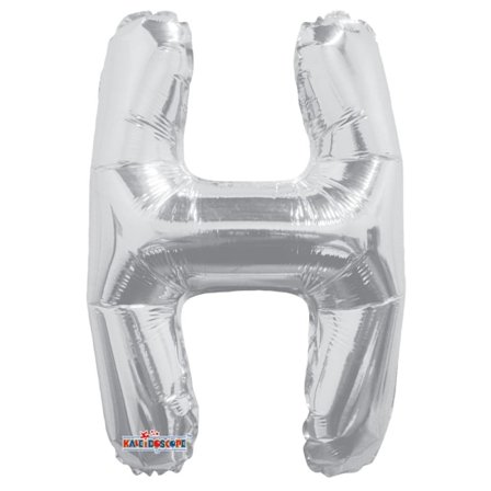 Apac H bokstav folie ballong One Size Silver