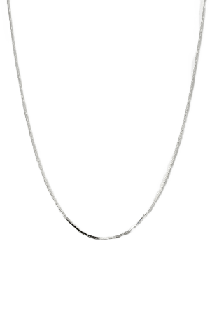 Syster P Sheer Mirror Necklace Halsband Dam Silver ONESIZE