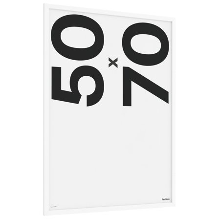 Pen Store Træramme hvid 50x70 cm