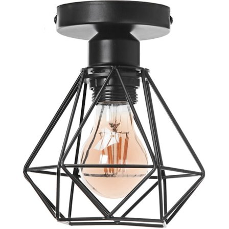 Industrielle taklamper Semi Flush Mount Retro taklampe Burlampe