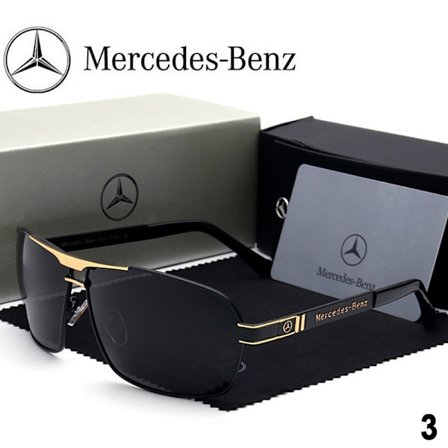 Benz solbriller Fashion Polarized Mirror til mænd Klassisk Metal E