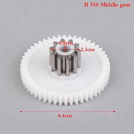 Høj kvalitet Børns Elektrisk Bil Plast Gear 550 390 Gearkasse Gear Til Elektriske Baby Biler Elektrisk Køretøj Metal Gear Ny [DmS]