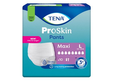TENA InkoSkydd Pants Maxi L 10/fp - Lyreco - Sjukvård och omsorg - Diagnos och behandling - Inkontinensskydd