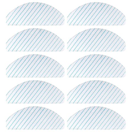 10 stk. udskiftningsmopper til Ecovacs DEEBOT OZMO T9-serien T8-serien T8 AIVI T8 Max N8 Pro Plus robotstøvsuger