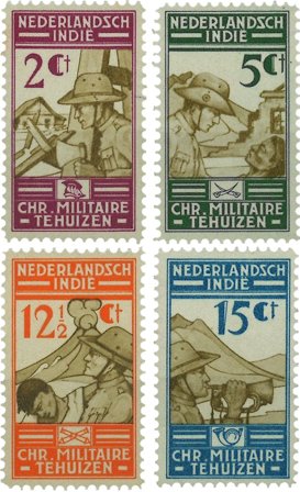 Hollandsk Ostindien 1935 - NVPH 217-220 - Postfrisk