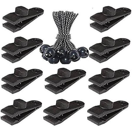 Bærbar klemme for utendørs camping, bildeksel i nylon, markise, stram