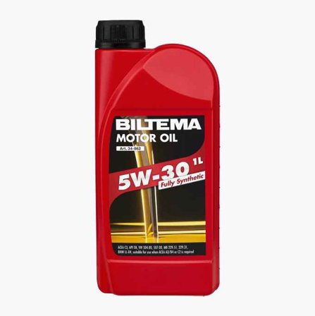 Helsyntetisk motorolja 5W-30 ACEA C3 1 liter - Biltema