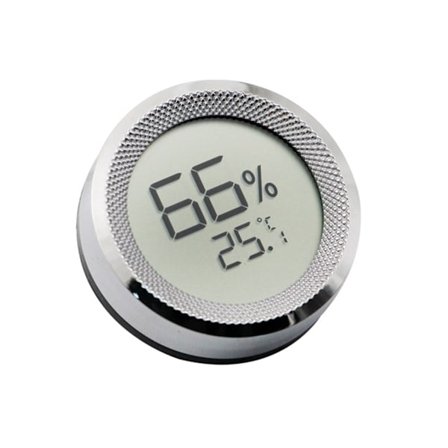 Mini Digital Display Cigar Humidor Hygrometer Termometer Temperaturmåler til Humidors Cigarkrukker Inkubatorer