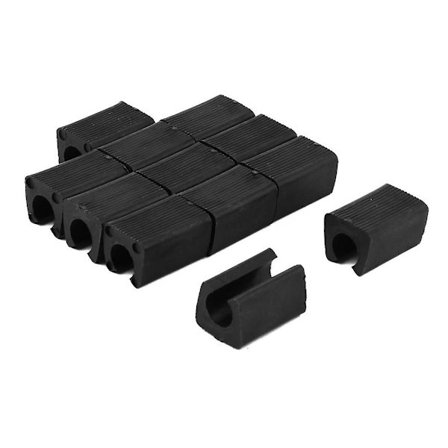 2023 - Sourcingmap 12 stk runde rørstolbenbeskyttere ende rør fot bord lenestol møbelbeskyttere rektangel