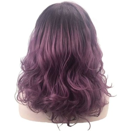 Eurooppalainen ja naisten peruukki gradientti cosplay animaatio pitkä kihara