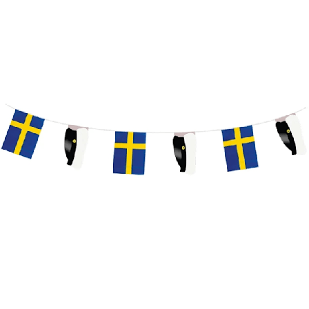 Flaggirlang Student - Girlang / Flagga - Sverige