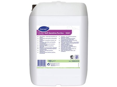 DIVERSEY Sköljmedel SoftSensitive G 10l - Lyreco - Städ och hygien - Tvättmedel och klädvård - Sköljmedel