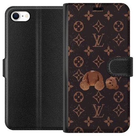 Yhteensopiva Lompakkokotelo Apple Apple iPhone 6 Ylellinen monogrammikuvio rikkinäisellä nalletaustalla pimeässä muotiestetiikassa